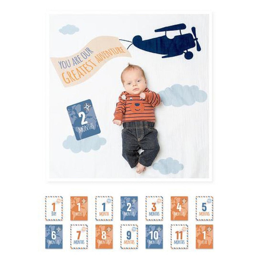 On-The-Go Snuggle Bugz | Milestone Blanket & Cards