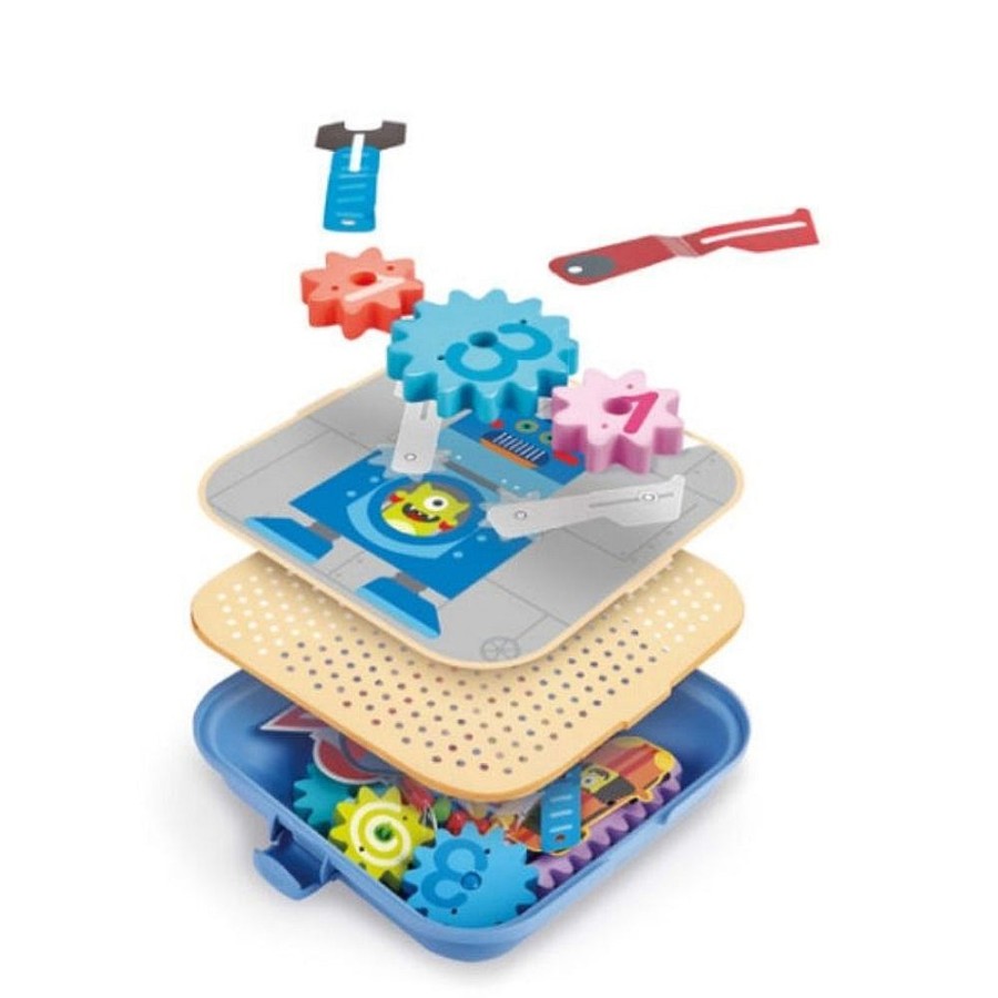 Toys Snuggle Bugz Building & Construction Toys | Groovy-Go-Round Gears Playset