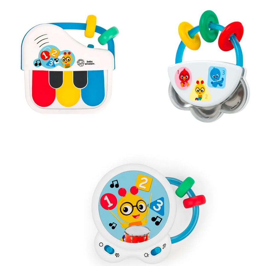 On-The-Go Snuggle Bugz | Small Symphony 3-Piece Musical Toy Set