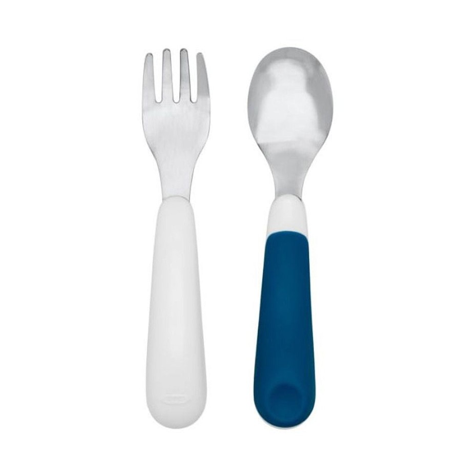 Feeding Snuggle Bugz | On-The-Go Fork & Spoon Set With Case Pink