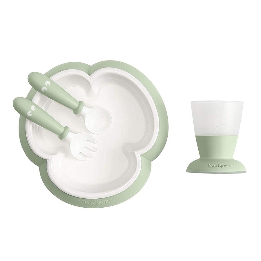 Feeding Snuggle Bugz | Feeding Set - 4 Pieces Powder Green