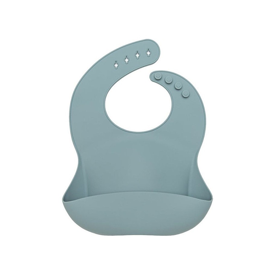 On-The-Go Snuggle Bugz | Silicone Bibs Printed Fern