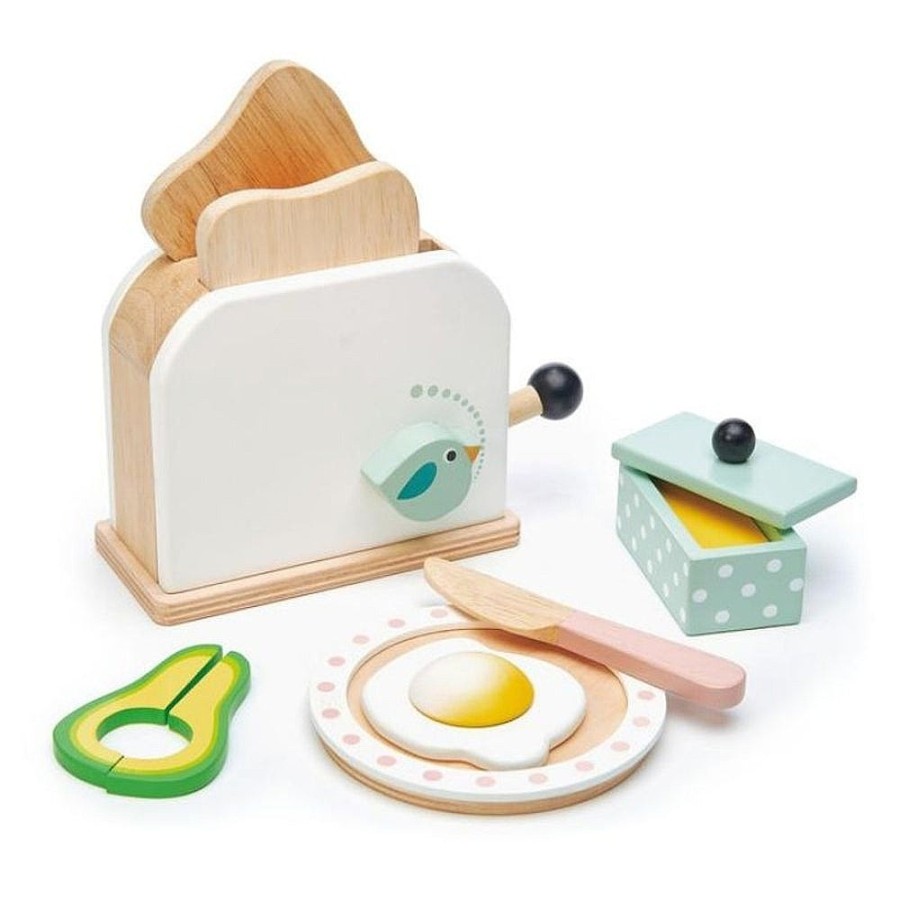 Toys Snuggle Bugz Pretend Play | Breakfast Toaster Set