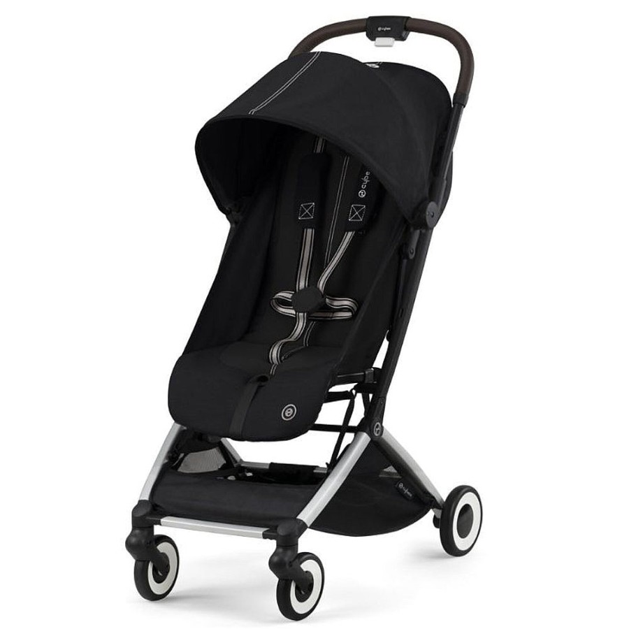 Strollers Snuggle Bugz Lightweight & Travel Strollers | Orfeo Lightweight Stroller Moon Black