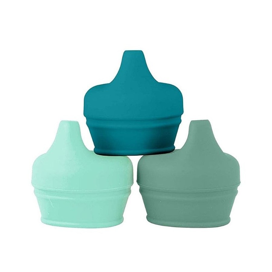 Feeding Snuggle Bugz | Snug Spout Lids - 3 Pack Green