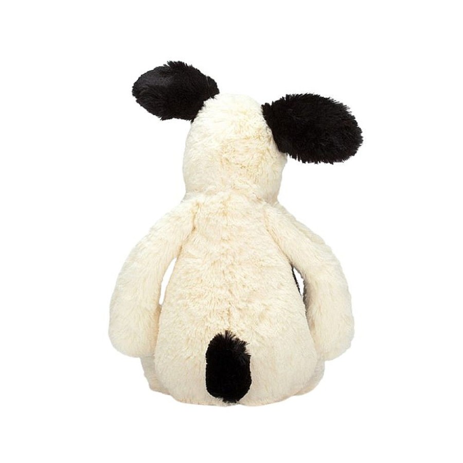 Toys Snuggle Bugz Plush Toys | Bashful Puppy Black & Cream