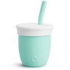 Feeding Snuggle Bugz | C'Est Silicone 4 Oz Training Cup With Staw - Mint