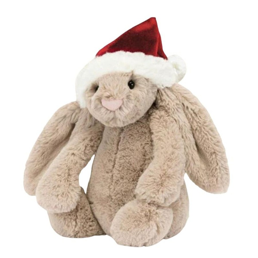 Toys Snuggle Bugz Plush Toys | Bashful Christmas Bunny