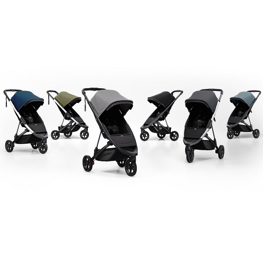 Strollers Snuggle Bugz Full Size Strollers | Spring Stroller Shadow Grey