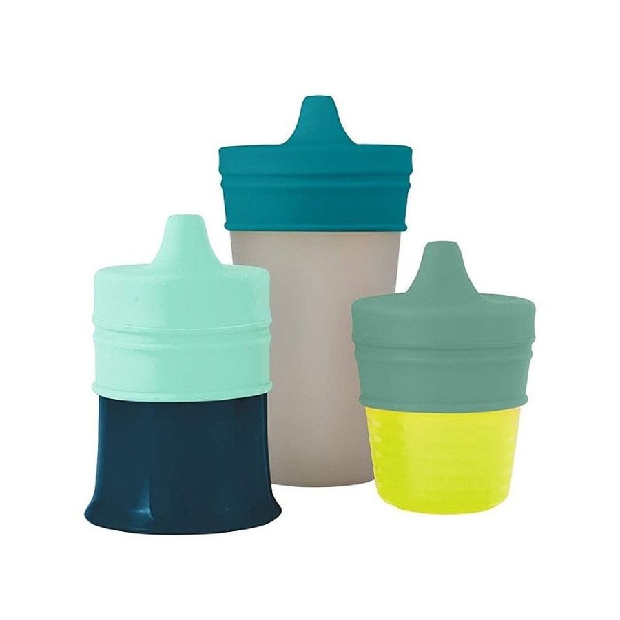 Feeding Snuggle Bugz | Snug Spout Lids - 3 Pack Green