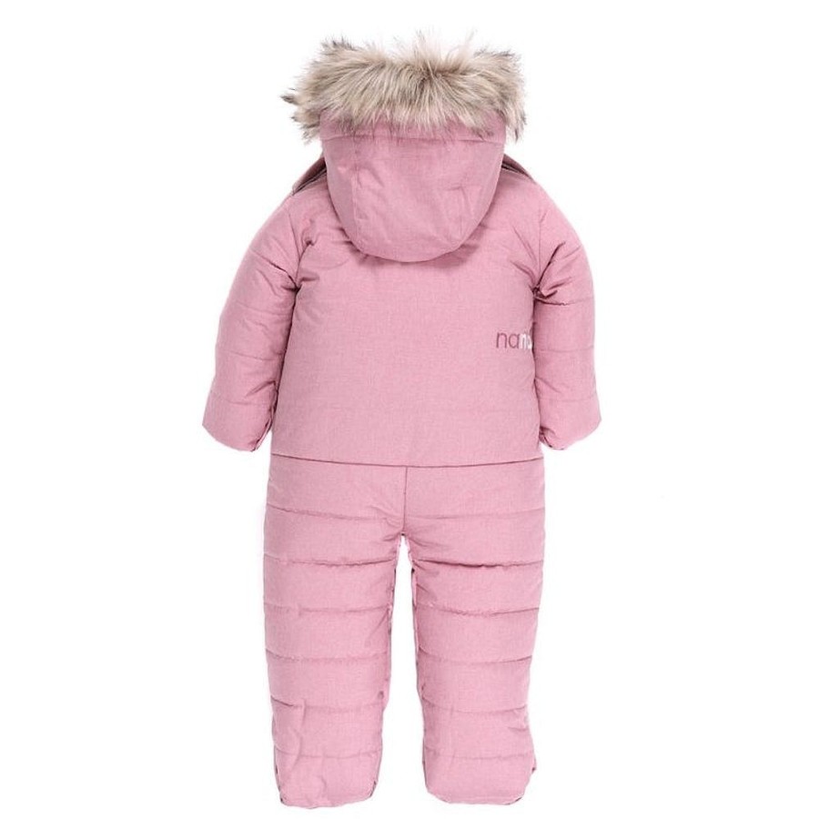 On-The-Go Snuggle Bugz | Mount Hibou One-Piece Snowsuit Pink